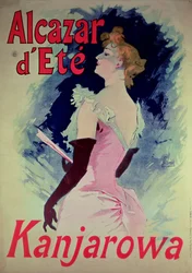 Poster pubblicitario per Alcazar d